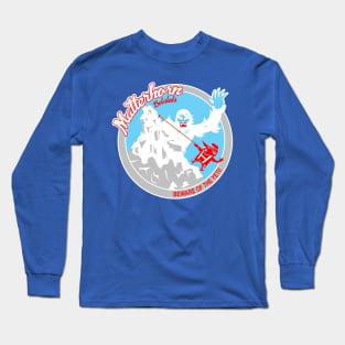 Matterhorn Bobsleds (red, blue, white) Long Sleeve T-Shirt